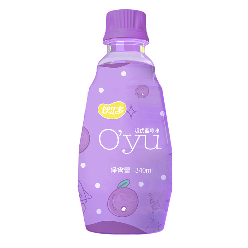 哦优蓝莓味饮料
