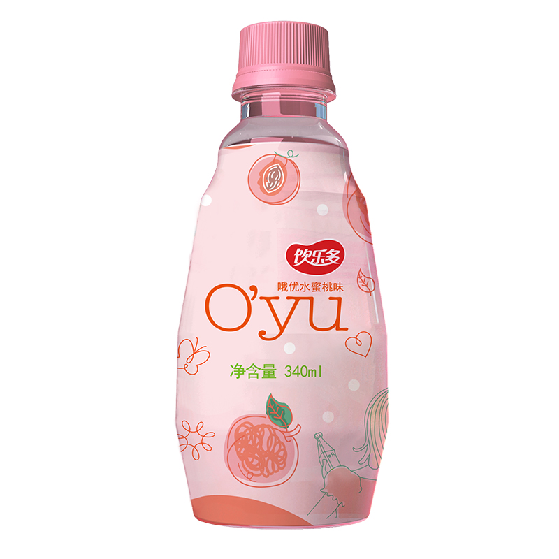 哦优蜜桃味饮料